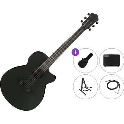 Ibanez AEG621-BOT Premium SET Black Out Електро-акустична китара Джъмбо