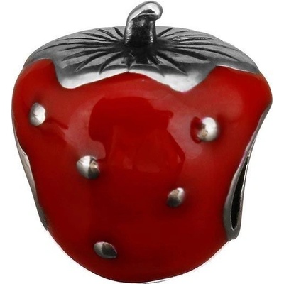 Šperky4U Navlékací ocelový přívěšek korálek jahoda K0076