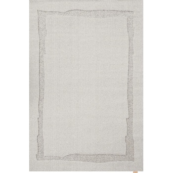 Agnella Светлосив вълнен килим 133x190 cm Morphic Rocca - Agnella (5901760414296)