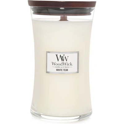 WoodWick White Teak ароматна свещ унисекс 609.5 гр