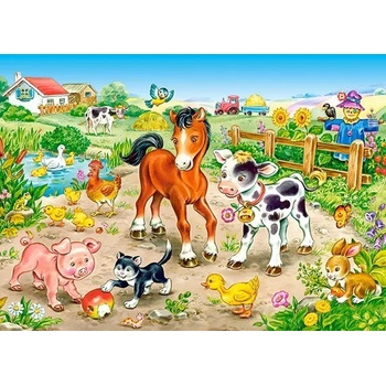 Image 1 of Castorland - Puzzle On the farm II - 120 piese