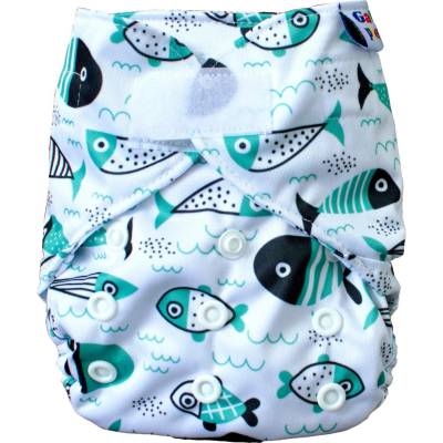 GaGa's pleny Novorozenecké svrchní kalhotky Fish