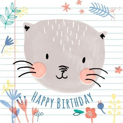 Rex London - Поздравителна картичка - Котето Лили (27642)