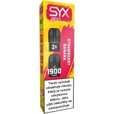 SYX Bar Strawberry Banana 2 ks 16,5mg