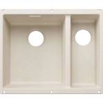 BLANCO Subline 340/160 - Мивка от Silgranit, 56x46 см, мивка отляво, нежно бяло 527820 (527820) Мивка за вграждане