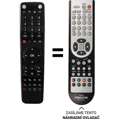 Dálkový ovladač Predátor Philips RC242