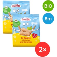 FruchtBar BIO Špaldové sušenky s jablky 2 x 100 g