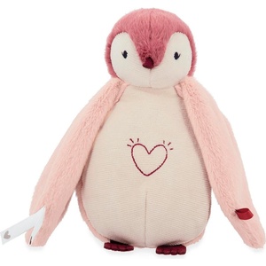 Kaloo Плюшена играчка с лампа Kaloo - Пингвин, 20 cm, розов (K212011) - baby
