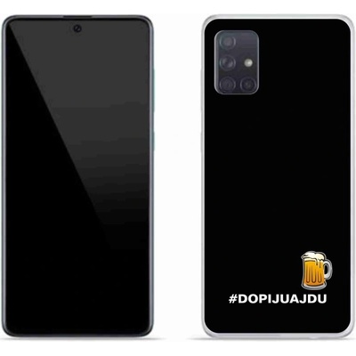 mmCase Gelové Samsung Galaxy A51 pivní motiv 1 černé pozadí