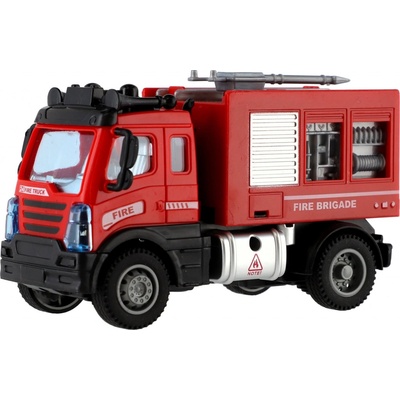 Teddies Auto hasiči plast 13cm 17x12x8cm