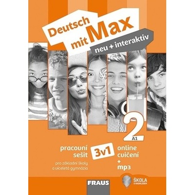 Deutsch mit Max neu + interaktiv 2 ČB -- Hybridní pracovní sešit