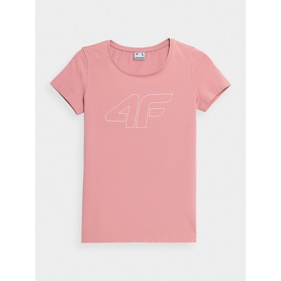 4F 4FSS23TTSHF583 Dámske tričko LIGHT PINK