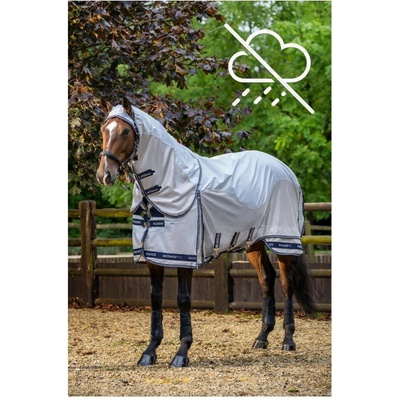 LeMieux Síťová deka s nepromokavými zády Kudos Shower Pro Waterproof Fly Rug Grey