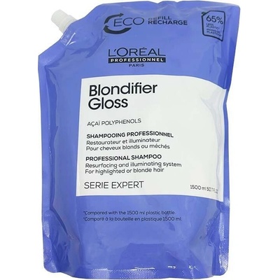 L'Oréal Série Expert Blondifier Gloss Shampoo náhradní náplň 1500 ml