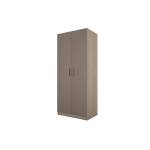 Bogdan Furniture I Двукрилен гардероб Мебели Богдан Модел 1007, Мока/Лате