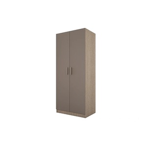 Bogdan Furniture I Двукрилен гардероб Мебели Богдан Модел 1007, Мока/Лате