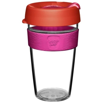 KeepCup Clear - 454, Pink Daybreak (CCDAYB16)