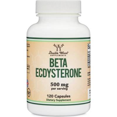 Double Wood Supplements Beta Ecdysterone, 500 mg, 120 капсули, Double Wood (27209 DW)
