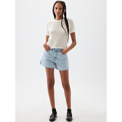 GAP Плетена тениска GAP GAP | Byal | ЖЕНИ | XXS