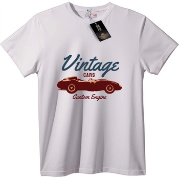 NOONEBRAND Тениска Винтидж коли с Custom двигател - M, Black