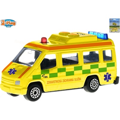 Mikro trading 2-Play Traffic Ambulance CZ 8cm volný chod