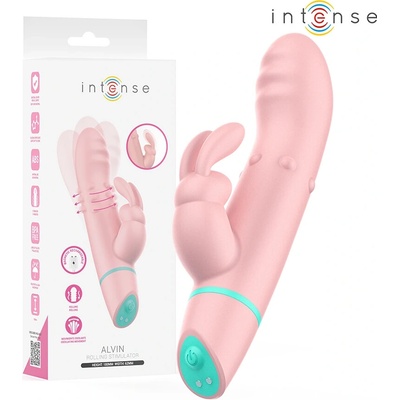 Intense alvin rabbit stimulator & rolling vibrator oscillating