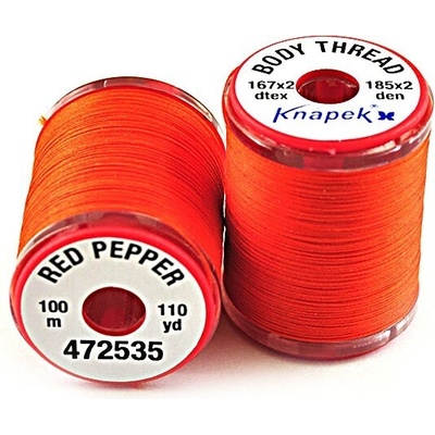 Tělíčková nit • 167 x 2 - Barva Červená paprika