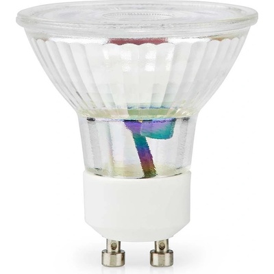 Nedis LBGU10P162 LED žárovka, GU10, PAR16, 220V, 3W, teplá bílá, 230lm, 2700K, čirá LBGU10P162