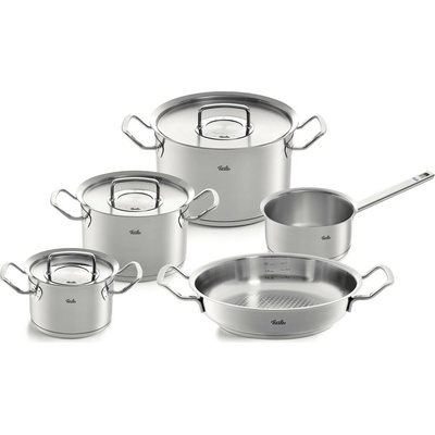 Fissler Súprava hrncov ORIGINAL-PROFI COLLECTION, s rajnicou a servírovacou panvicou, sada 5 ks