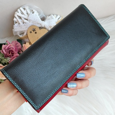 Дамско портмоне Black/Red Модел-W34