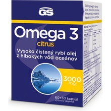 GS Omega 3 Citrus 60+30 90 kapsúl