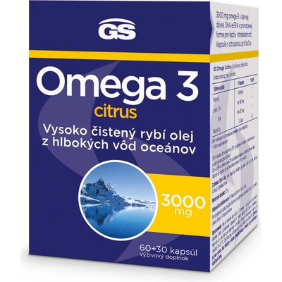GS Omega 3 Citrus 60+30 90 kapsúl
