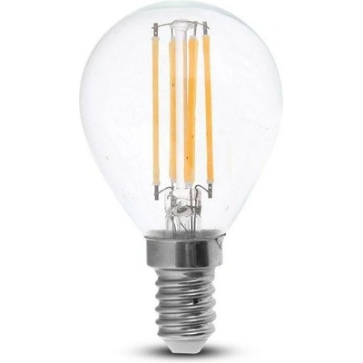 V-TAC LED žiarovka E14 P45 4W 3000K filament