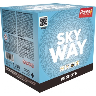 Kompaktný ohňostroj 25 rán 25 mm Sky Way