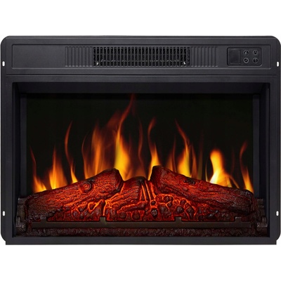 ArtiFlame Vstavaný krb 1800 W s funkciou ohrievania čierny