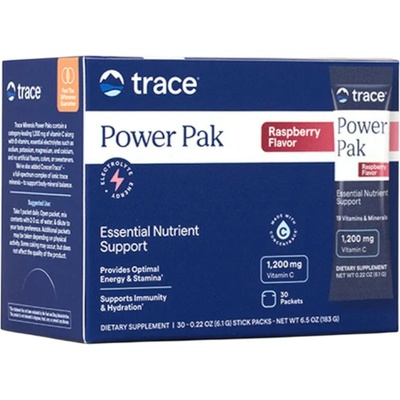 Trace Minerals Electrolyte Stamina Power Pak Malina 30 Balenie