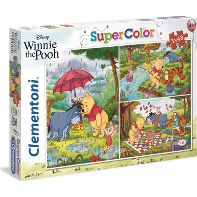 Clementoni Medvídek Pú 3 x 48 dielov