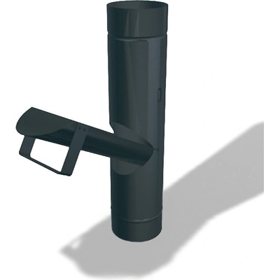 Prefa Klapka na dešťovou vodu Ø 80 mm P10 RAL 7016 antracit