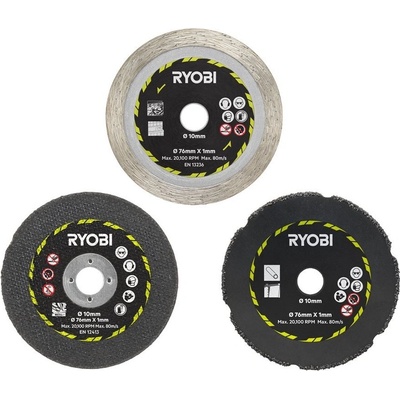 Ryobi RAKCOT03 Sada 3ks kotoučů do okružní pily RCT18C