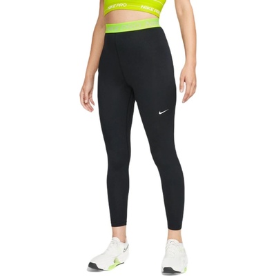 Nike Pro 365 Tight 7/8 Hi Rise black/volt/white