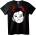 NOONEBRAND Тениска с дяволски рога и кръв - 4XL, White