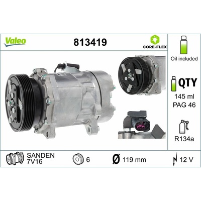 Kompresor, klimatizace VALEO 813419