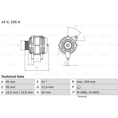 Generátor BOSCH 0 986 042 780
