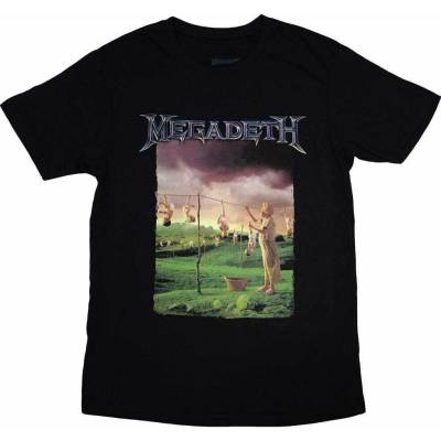 Megadeth tričko Youthanasia Tracklist čierne