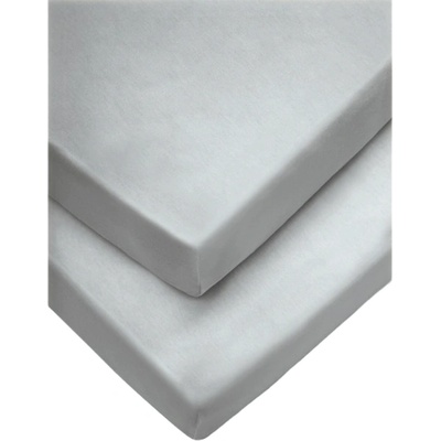 Mamas & Papas Чаршафи за легло Mamas & Papas - Сиви, 70 x 142 cm, 2 броя (779546800)