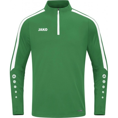Jako Power mikina krátký zip zelená