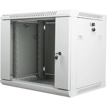 Lanberg rack cabinet 19" wall-mount 9U - 600x450 for self-assembly (flat pack), grey (WF01-6409-10S)