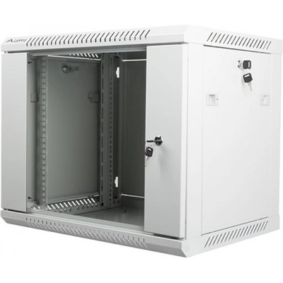 Lanberg rack cabinet 19" wall-mount 9U - 600x450 for self-assembly (flat pack), grey (WF01-6409-10S)