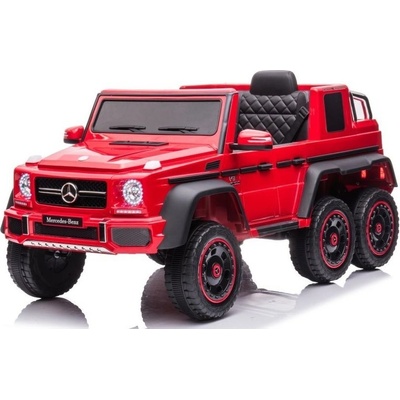 Mamido Elektrické autíčko Mercedes G63 4x4 červená