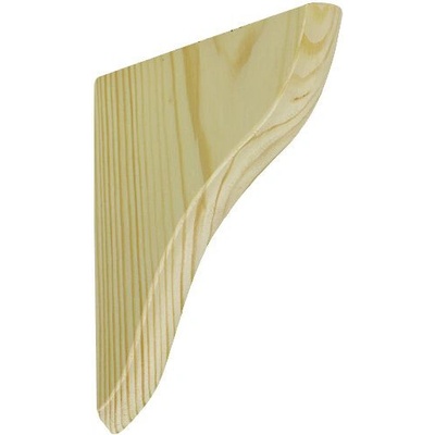Walteco Drevená konzola 220x140 mm nosnosť 15 kg borovica prírodná 6152
